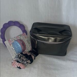 Bundle Lancome Cosmetic Pouch and Hair Stuff